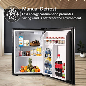 ConServ 2.6-cu ft Mini Fridge ( Stainless Steel ) Garage Ready