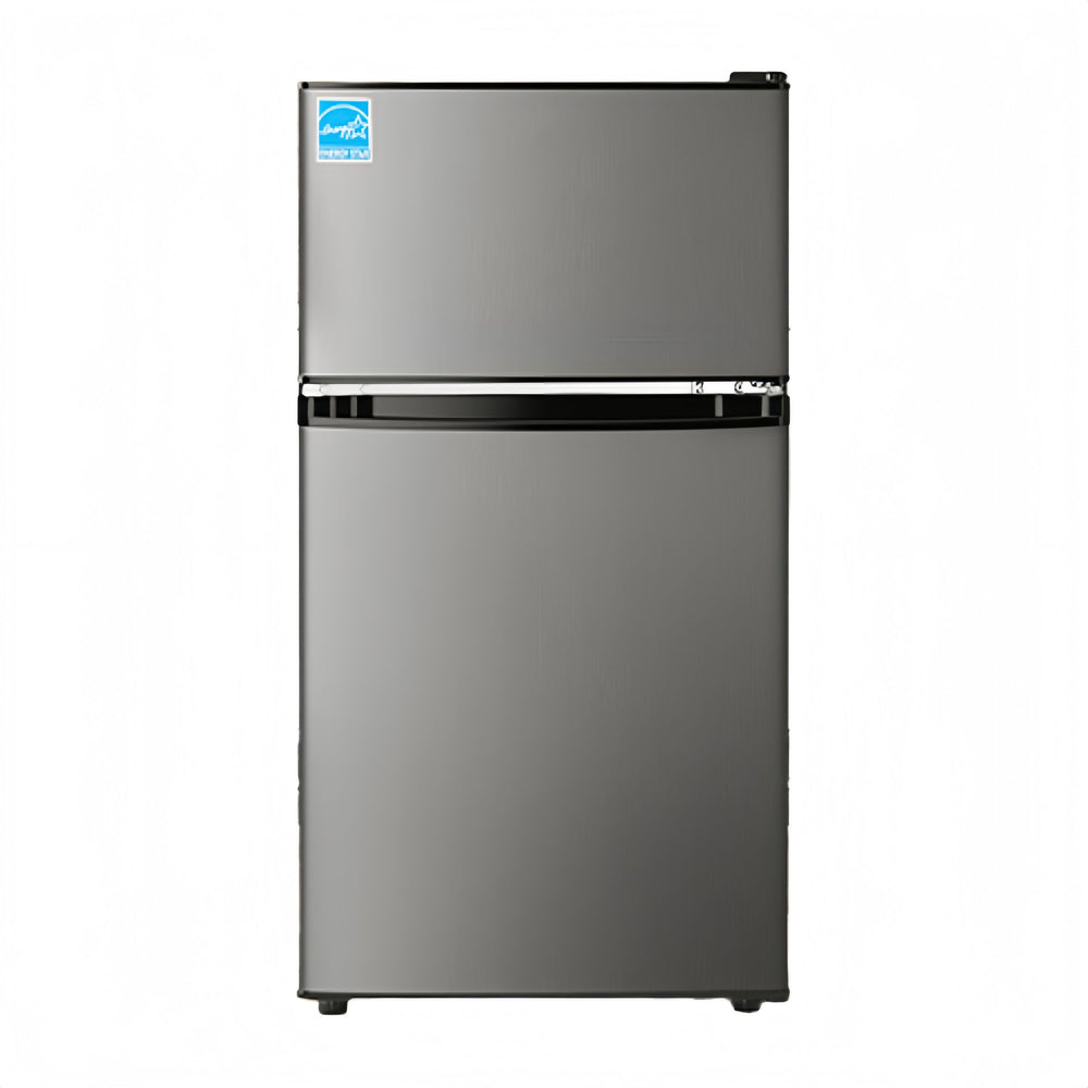 Upstreman 3.1-cu ft Mini Fridge with Freezer(Stainless Steel)ENERGY STAR