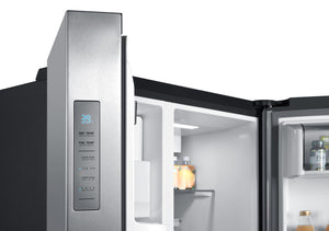Midea 26.3-cu ft Side-by-Side Refrigerator with Ice Maker ,Water and Ice Dispenser ( Stainless steel )
