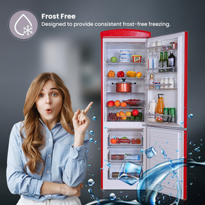 ConServ 10.7-cu ft Standard-Depth Bottom-Freezer Refrigerator Red )