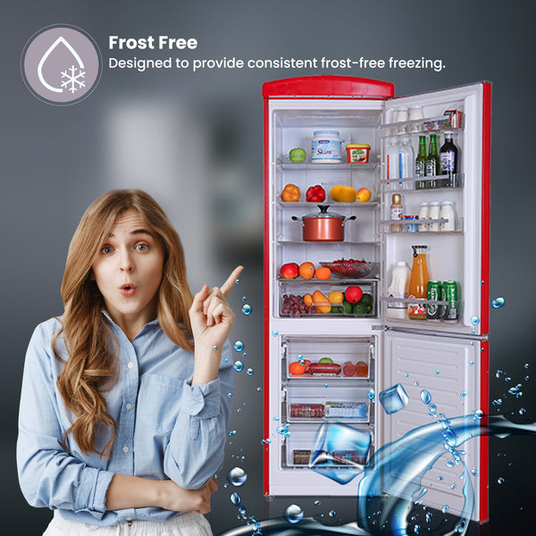ConServ 10.7-cu ft Standard-Depth Bottom-Freezer Refrigerator Red )