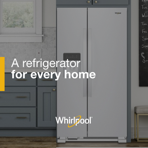 Whirlpool 24.6-cu ft Side-by-Side Refrigerator with Ice Maker ,Water and Ice Dispenser ( White )