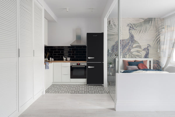 iio Retro-Mod RM1 11-cu ft Standard-Depth Bottom-Freezer Refrigerator Black ) ENERGY STAR Certified