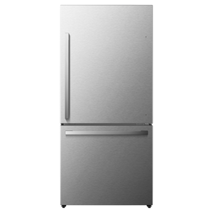 Hisense 17.2-cu ft Counter-Depth Bottom-Freezer Refrigerator Fingerprint Resistant Stainless Steel ) ENERGY STAR Certified