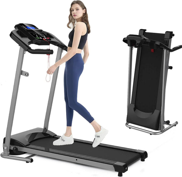 2.5HP Folding Treadmill With  12 Preset or Adjustable Programs Jogging Running Walking Exercise Machine
