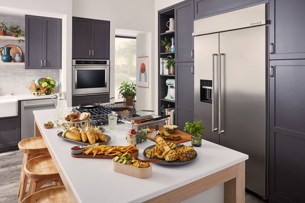 KitchenAid 5.2-cu ft Built-In Mini Fridge ( Stainless Steel )