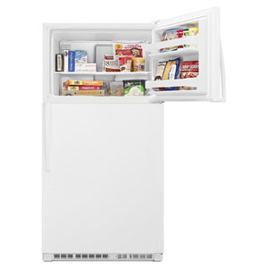 Whirlpool 20.5-cu ft Top-Freezer Refrigerator ( White )