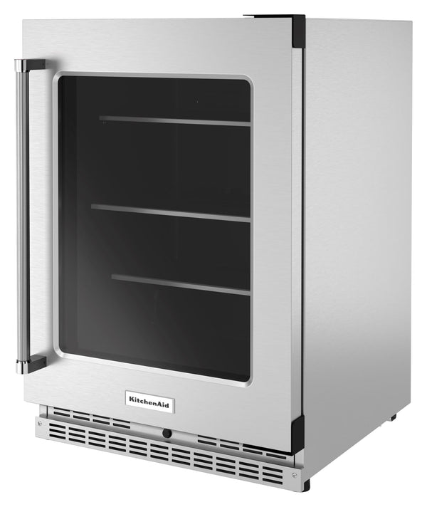 KitchenAid 5.2-cu ft Built-In Mini Fridge ( Stainless Steel )