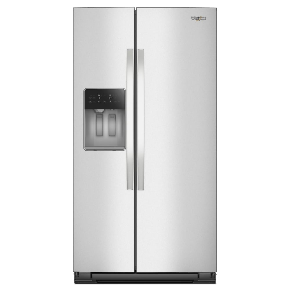 Whirlpool 28.7-cu ft Side-by-Side Refrigerator with Ice Maker ,Water and Ice Dispenser ( Fingerprint Resistant Stainless Finish )