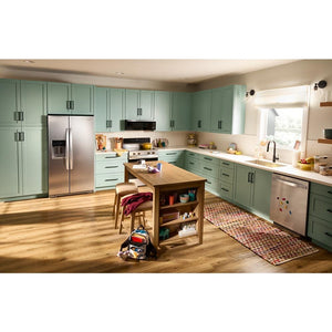 Whirlpool 28.7-cu ft Side-by-Side Refrigerator with Ice Maker ,Water and Ice Dispenser ( Black )