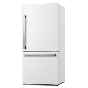 Hisense 17.2-cu ft Counter-Depth Bottom-Freezer Refrigerator White ) ENERGY STAR Certified