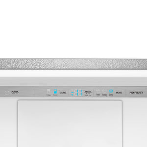 Hisense 17.2-cu ft Counter-Depth Bottom-Freezer Refrigerator Black Metallic Steel ) ENERGY STAR Certified