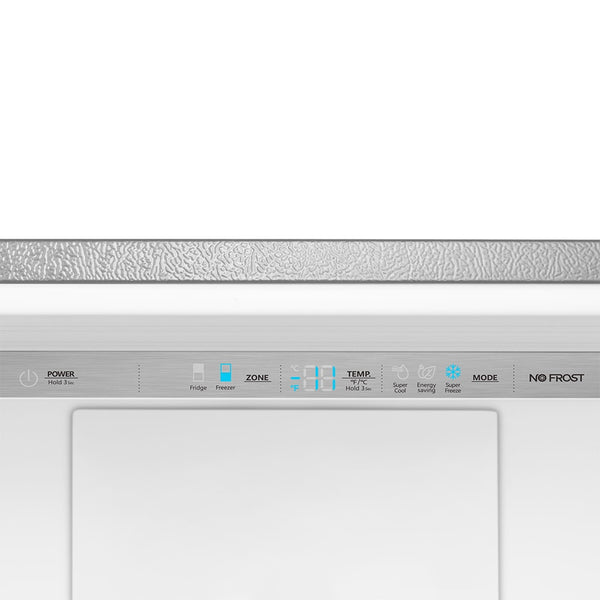 Hisense 17.2-cu ft Counter-Depth Bottom-Freezer Refrigerator Black Metallic Steel ) ENERGY STAR Certified