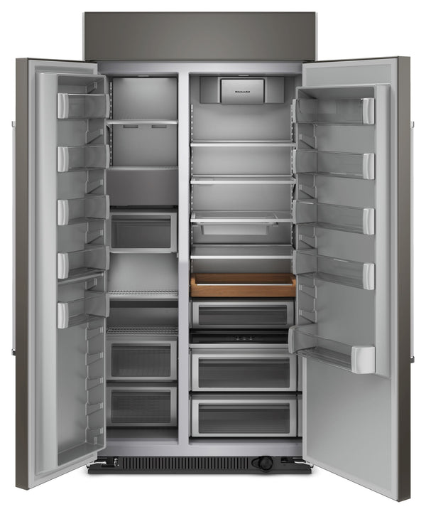 KitchenAid 25.5-cu ft Counter-Depth Side-by-Side Refrigerator Built-In ( Panel Ready )