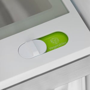 ZLINE KITCHEN & BATH Counter-Depth 22.5-cu ft 4 -Door French Door Refrigerator with Ice Maker ( Stainless Steel with flat Champagne Bronze Accent Handles ) ENERGY STAR Certified