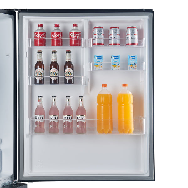 FORNO Milano Espresso 17.2-cu ft Counter-Depth Bottom-Freezer Refrigerator Black ) ENERGY STAR Certified