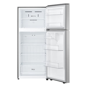 LG 17.5-cu ft Top-Freezer Refrigerator ( PrintProof Stainless Steel ) Garage Ready ENERGY STAR Certified