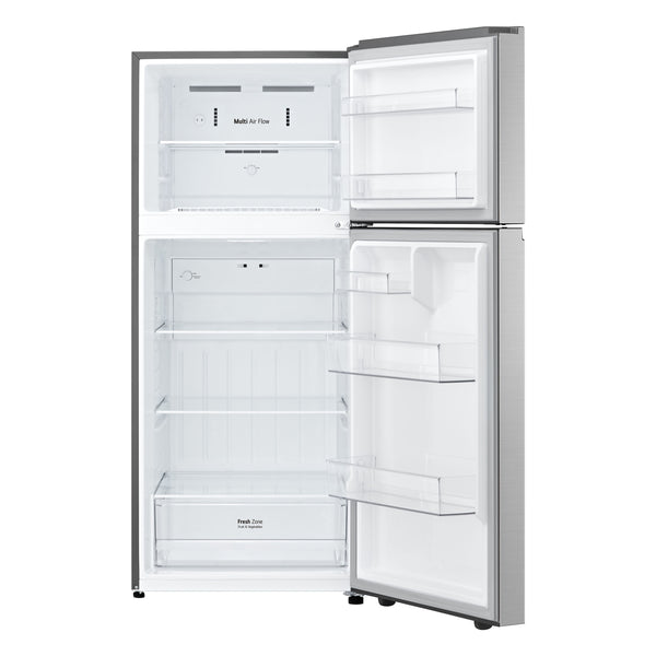LG 17.5-cu ft Top-Freezer Refrigerator ( PrintProof Stainless Steel ) Garage Ready ENERGY STAR Certified