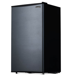 NewAir Mini Fridges 3.3-cu ft Mini Fridge with Freezer ( Gray ) ENERGY STAR