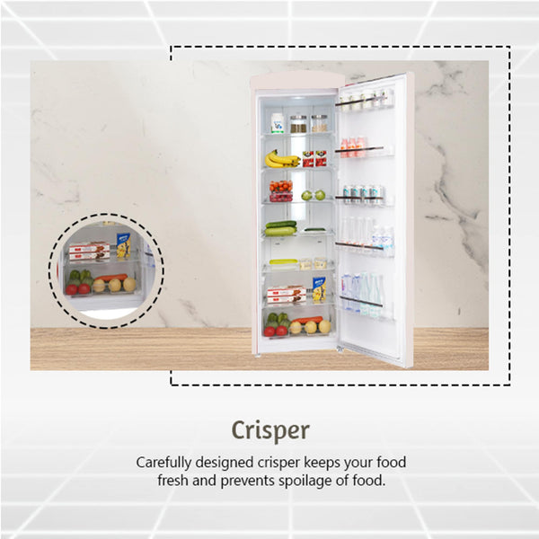 Equator Advanced Appliances 11.12-cu ft Freezerless Refrigerator ( Cream )